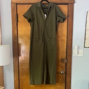 Universal Standard Olive Kate Jumpsuit